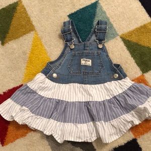 Spring Girls Overall Dress